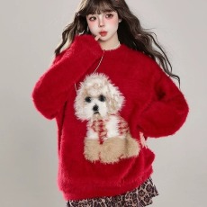 批发<b class='q'>女童</b>毛<b class='q'>衣</b>冬季套头衣服2026新款男女韩版毛线衣洋气儿童针织上衣