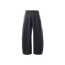 垂坠感山本裤男春秋季2025新款舒适直筒宽松毛呢西裤百搭运动休闲