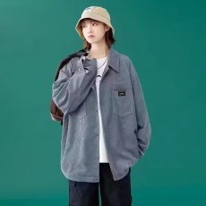 批发灯芯绒<b class='q'>衬衫</b>男长袖设计感小众<b class='q'>衬衣</b>轻熟风<b class='q'>男装</b>上衣春季高级大码外套