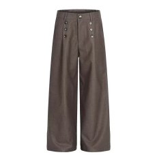 批发美式复古<b class='q'>设计</b>感休闲裤男2026冬季新款宽松cleanfit垂高级感阔腿裤