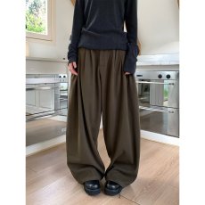 批发美式复古咖色小西裤<b class='q'>男</b>宽松直筒休闲长裤ins痞帅阔腿垂坠感<b class='q'>西装</b>裤