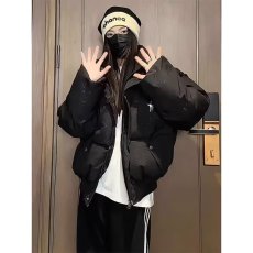 批发2026秋冬季新款休闲廓形羽绒棉服短款女休闲保暖宽松加厚面包服