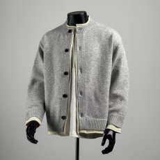 批发秋季新款<b class='q'>棒球</b>领假两件开衫纯色宽松休闲慵懒感毛衣<b class='q'>外套</b>男女同款