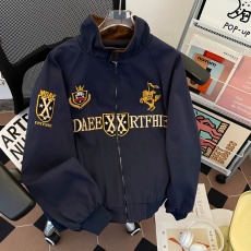 批发美式复古<b class='q'>街头</b>高级感哈灵顿夹克秋季刺绣外套潮牌男女