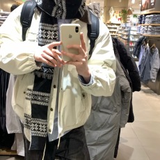 批发美式复古撞色拼接翻领<b class='q'>夹克</b>男女潮牌宽松外套<b class='q'>休闲</b>百搭春秋