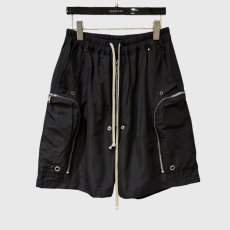 批发RO风格潮牌暗黑街头口袋抽绳工装短裤ins高街小众休闲直筒五分裤