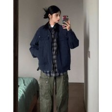 批发工装夹克男女潮牌2024秋冬街头宽松上衣简约<b class='q'>百搭</b>休闲外套潮