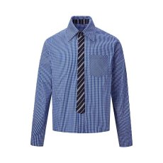 批发2026美式复古慵懒蓝衬衫男女春季潮牌宽松休闲<b class='q'>长袖</b><b class='q'>情侣</b><b class='q'>衬衣</b>外套