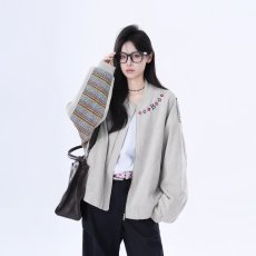 批发<b class='q'>秋</b>冬季美式印花飞行夹克外套拉链宽松2025新款百搭舒适棒球服男女