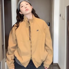 批发日系复古做旧水洗基础款立领工装<b class='q'>夹克</b>男春秋百搭教练外套