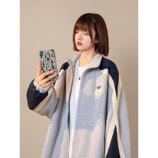 批发开衫卫衣男冬季青少年学生夹克秋冬款高级感痞帅潮牌<b class='q'>外套</b>