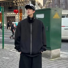 批发韩系时尚小众高级感休闲运动套<b class='q'>装</b>男格雷系穿搭宽松卫衣外套裤子潮