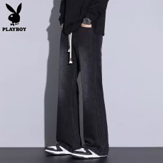 批发<b class='q'>牛仔裤</b>男士冬季宽松直筒阔腿长裤<b class='q'>男生</b>美式潮牌休闲裤子男款