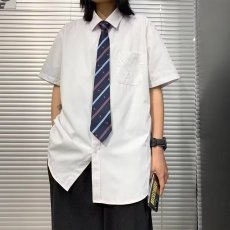 批发无品牌日系百搭原宿时尚文艺dk制服<b class='q'>男</b>白<b class='q'>衬衫</b>学生情侣班服刺绣简约