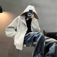 批发雾面pu皮夹克<b class='q'>男</b>女春秋季潮牌痞帅机车服<b class='q'>皮衣</b>美式潮牌连帽情侣外套