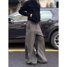 批发春季<b class='q'>新款</b>美式街头cleanfit解构拼接弯刀西<b class='q'>裤</b>男宽松阔腿休闲<b class='q'>裤</b>