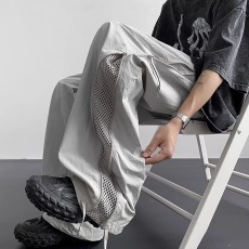 批发冲锋裤子男2024<b class='q'>夏</b>季新款薄款速干防水降落伞兵裤宽松直筒休闲长裤