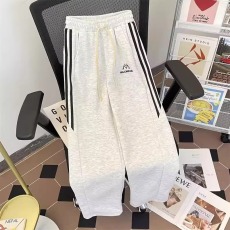 批发美式潮牌cleanfit三条杠卫裤<b class='q'>男</b>春秋季条纹<b class='q'>运动</b>裤垂感直筒休闲<b class='q'>长裤</b>