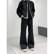 批发春秋季气质褶皱低腰<b class='q'>西装</b>裤<b class='q'>男</b>2026年新款<b class='q'>休闲</b>百搭直筒微喇裤马蹄裤