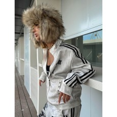 批发美式复古水洗喷脏做旧卫衣男女春秋季<b class='q'>街头</b>立领夹克外套视觉系上衣