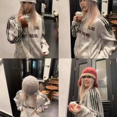 批发美式复古水洗喷脏做旧卫衣男女春秋季<b class='q'>街头</b>立领夹克外套视觉系上衣