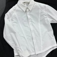 批发宫廷新贵风翻领白色衬衫<b class='q'>男</b>小众痞帅美式时尚感宽松<b class='q'>西服</b>内搭衬衣潮