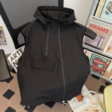 批发美式街头户外机能风拉链背心外套男女春夏潮牌个性皱感工装<b class='q'>马甲</b>