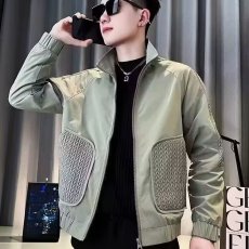 批发拼色立领<b class='q'>夹克</b>男春秋修身韩版痞帅时尚<b class='q'>男士</b><b class='q'>外套</b>百搭潮流网红上衣
