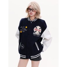 批发2026新款美式复古撞色毛巾绣棒球服外套男女春秋<b class='q'>情侣</b><b class='q'>嘻哈</b><b class='q'>时尚</b>夹克