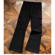 批发cleanfit黑色<b class='q'>牛仔裤</b><b class='q'>男</b>夏季新款美式高街多口袋窄版<b class='q'>修身</b>直筒微喇裤