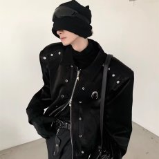 批发高级感2026新款时尚翻领<b class='q'>机车</b>短款修身显瘦pu夹克<b class='q'>皮衣</b>外套