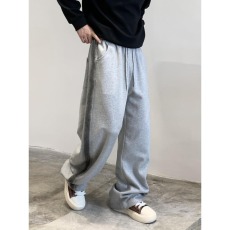 批发春季新款直筒裤男士青春扎染百搭时尚垂感阔腿<b class='q'>休闲</b>裤水洗显瘦卫裤