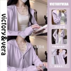 批发2026年新款紫色连帽防晒衣女外套夏季冰丝凉感防晒服百搭休闲<b class='q'>上衣</b>