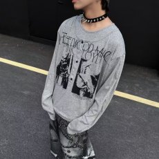 批发2026春季美式复古做旧印花长袖T恤男女ins宽松<b class='q'>街头</b>打底衫情侣上衣