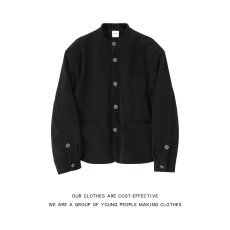 批发2026春秋新中式休闲中国风中山装外衣原创棉麻宽松夹克唐装外套男