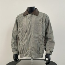 批发灯芯绒复古潮牌pu皮翻领夹克男女美式<b class='q'>街头</b>古着感情侣外套