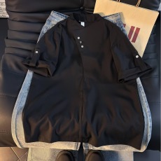 批发冰丝运动t恤<b class='q'>男</b>士速干夏季薄款跑步<b class='q'>短袖</b>新款白色透气上衣训练衣服