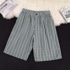 批发文艺复古春夏季新款<b class='q'>休闲裤</b><b class='q'>男</b>女薄款竖条纹宽松大码西装阔腿短裤