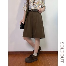 批发2025日系复古宽松休闲美式短裤西裤直筒学生中裤五分裤<b class='q'>男</b>女裤子