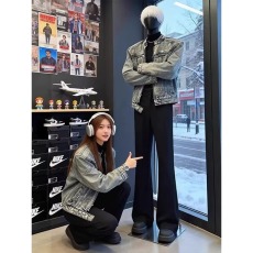 批发2025潮流潮牌宽松百搭休闲舒适<b class='q'>男</b>女情侣西裤美式高级感设计感