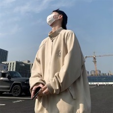 批发薄款<b class='q'>夹克</b><b class='q'>男士</b>港风休闲百搭秋冬款<b class='q'>外套</b>宽松2026防风潮男棒球服