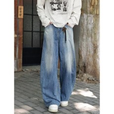 批发解构<b class='q'>牛仔裤</b>男2026新款<b class='q'>直筒</b>宽松阔腿美式高街裤子潮流百搭休闲长裤