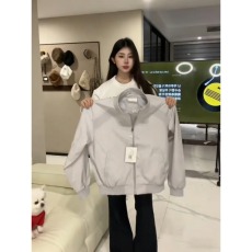 批发美式重磅立领夹克男款春秋季简约宽松拉链上衣潮牌痞帅高级感<b class='q'>外套</b>