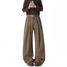 批发2026春季复古高级感直筒垂感<b class='q'>西裤</b><b class='q'>男</b>潮牌宽松阔腿百搭休闲拖地长裤