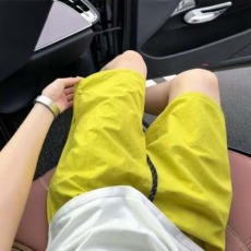 批发夏季速干休闲运动短<b class='q'>裤</b>男女同款宽松<b class='q'>大码</b>排扣潮牌透气薄款五分<b class='q'>裤</b>子