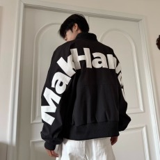 批发棒球领<b class='q'>夹克</b><b class='q'>男士</b>春秋季痞帅高级感字母贴皮上衣新款潮流百搭<b class='q'>外套</b>