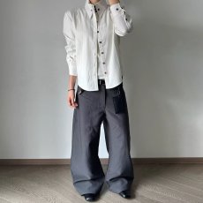 批发<b class='q'>男士</b><b class='q'>衬衫</b><b class='q'>长袖</b>2026春秋季新款立领商务休闲免烫男装条纹白<b class='q'>衬衣</b>