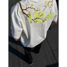 批发美式罗汉松刺绣短袖<b class='q'>男装</b>夏季高街国潮t恤潮牌慵懒风小众情侣上衣