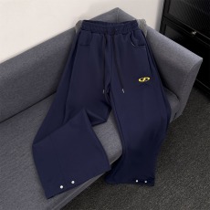 批发美式cleanfit藏青色<b class='q'>休闲裤</b>男秋季宽松<b class='q'>运动</b>卫裤直筒慵懒阔腿裤