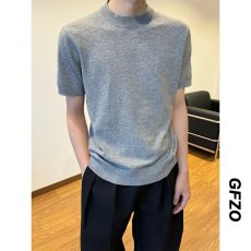 批发短袖t恤<b class='q'>男</b>2026新款圆领纯色毛衣<b class='q'>男</b>半袖针织衫<b class='q'>男</b>款凉感<b class='q'>体恤</b>打底衫